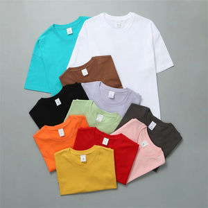 เสื้อยืดคอกลมทรงปกติผ้าฝ้าย 100% สำหรับทุกเพศ พร้อมปักโลโก้ตามสั่ง พิมพ์ลาย DTG เสื้อยืดแขนสั้นเปล่าสำหรับธุรกิจขายต่อ - Product Image 2