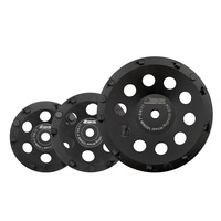 Disque de meulage en diamant polycristallin PCD de 4,5/5/7 pouces pour l'élimination de la colle et du revêtement époxy avec bride M14/5/8''-11