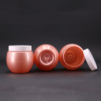 Pot en plastique de couleur personnalisée, forme de bol, 300 ml, 10,1 oz, pot en plastique PET pour emballage cosmétique