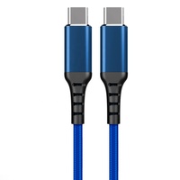 Cable USB C de Nailon para Teléfono Móvil, USB 3.2 Gen1 de 60W y 5Gbps, Superspeed, 3A, Carga Rápida y Transferencia de Datos