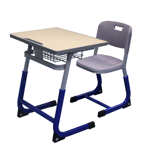 Ensemble de mobilier scolaire en gros pour écoles primaires – Chaise et bureau réglables en MDF pour élèves et enseignants – Fiable - Product Image 3