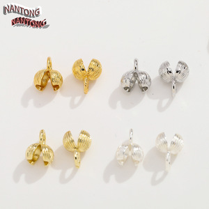 Nantong Bud clasp ทองแดงขนาดเล็กชุบเครื่องประดับค้นหาเครื่องประดับลูกปัด DIY - Product Image 1