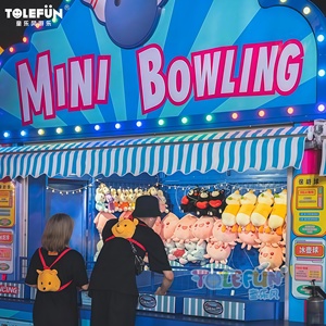 Tolefun 4 người chơi Tabletop điện tử <span class=keywords><strong>mini</strong></span> Bowling gian hàng trò chơi trong nhà & Ngoài trời kim loại giải trí máy cho trẻ em phiêu lưu công viên - Product Image 2