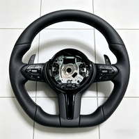 Volant en cuir noir en promotion pour BMW F10 F20 F30 E90 E91 E92 X5 X6 E70 E71 M3 M5 F10 E84 X1 F22 F23 F33 325i 550i