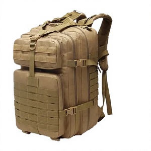 Tactical Backpack 36-56L MOLLE System Nylon Softback Unisex Zipper Closure Webbing Straps Interior Pocket - Product Image 4