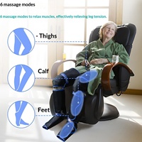 Masseur de mollets entièrement automatique à air comprimé, appareil de massage chauffant pour jambes et genoux, idéal pour le soulagement musculaire FE-7208