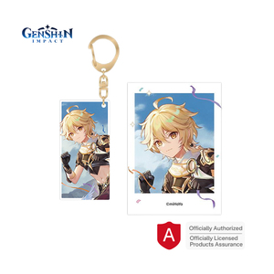 2025 Chine Officiellement Licence <span class=keywords><strong>Genshin</strong></span> <span class=keywords><strong>Impact</strong></span> Zhongli Raiden Shogun Anime Acrylique Porte-clés Avec Polaroid Photo Sets - Product Image 4