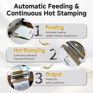 Magnificent Quality Superb <b>Cost</b> Digital Hot Foil <b>Printer</b> Automatic Feeding Roll Sheet Packaging Heat Press Transfer Machine - Product Image 6