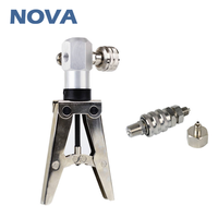 NOVA Professional Handheld Hydraulic Pressure Calibrator - Portable Manual Pressure Gauge Tester for Industrial Calibration