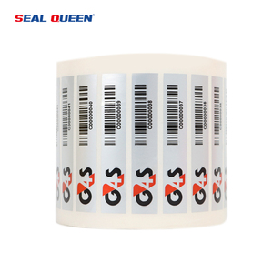 Con dấu nữ hoàng OEM tùy chỉnh mảnh màu xám nhãn làm mất hiệu lực làm xáo trộn hiển nhiên nhãn an ninh con dấu sticker cho chai/Cỏ/hộp/thiết bị - Product Image 2