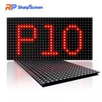Module LED P10 haute luminosité pour extérieur, IP65, affichage LED couleur avec HDR10, lisible en plein soleil pour station-service