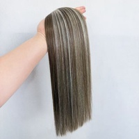 Extensions de cheveux Remy à clipser en PU sans couture, base souple, 35 % de cheveux superposés, pour un volume quotidien