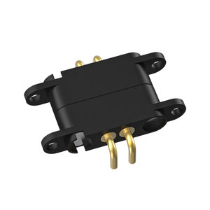 Connettore Magnetico Pogo Pin a 2 Pin con Foro di Montaggio 2.54mm PCB Punta a Corona 12V/24V Tipo Pieghevole per Dispositivi Indossabili/IoT - Product Image 2