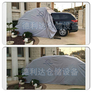 Folding Carport L5800*D2600*H2100mm Grey PVC Coated Portable Outdoor Garage Shelter - Product Image 1