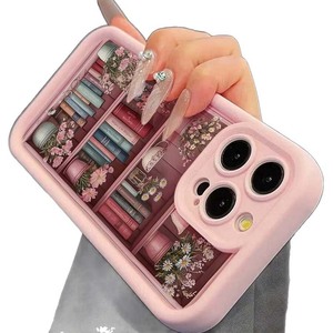 เคสโทรศัพท์มือถือ TPU กันกระแทกสไตล์เลนส์ลายดอกไม้หนังสือหวานๆสำหรับ <span class=keywords><strong>iPhone</strong></span> x XR XS MAX 11 <span class=keywords><strong>12</strong></span> 13 14 15 16 17 Air - Product Image 5