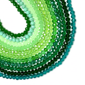 Perles en verre de cristal multicolores en gros d'usine, facettées en rondelles, couleurs et tailles personnalisées 4mm 6mm 8mm 10mm pour la fabrication de bijoux - Product Image 5