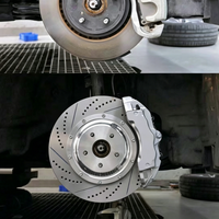 Sistema de Frenos de Competición, Pinza de Freno 18Z de 6 Pistones con Disco de Freno para BMW X1 X3 X5 X6 F20 F22 F23 F30 F36 E30 E36 E46 E93