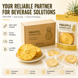 Rodajas de Piña Deshidratadas Premium, Fruta Seca Natural Dulce para Infusión de Té, Adorno Saludable para Bebidas Detox, Bajo MOQ - Product Image 5