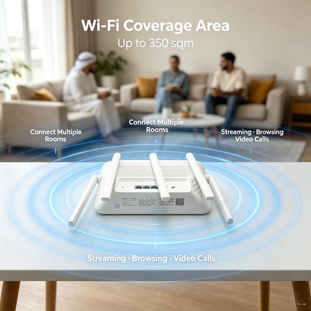 Custom OEM ODM AX3000 WiFi 6 360 T7 Gigabit Ethernet RJ45 Wireless Router with Custom Logo and Localized Firmware