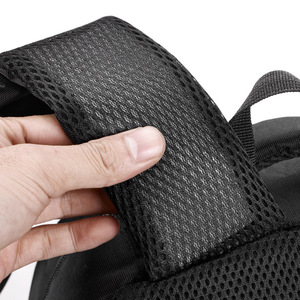 Black Oxford Cloth Backpack 20-35L Durable Business Travel Student Campus Bag - Product Image 5