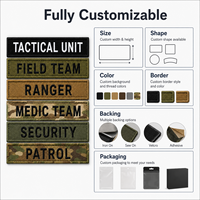 Parches Bordados Personalizados con Nombre, Insignia de Equipo de Camuflaje, Parches de Gancho y Bucle de Estilo Táctico al por Mayor OEM para Uniformes y Mochilas