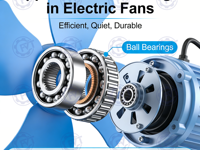 Roulements à billes durables 6205 2RS ZZ CM C3 à gorge profonde, spécialisés pour ventilateurs de refroidissement