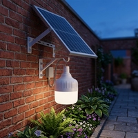Lampes de secours LED solaires rechargeables portables, étanches IP65, avec charge USB pour la maison, le camping en plein air, la tente