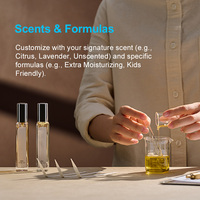 Tablettes de savon pour les mains transparentes et claires, esthétique pure, nettoyage moussant effervescent