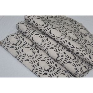 Tissu en coton imprimé à la main, prix de gros, 110 GSM, pour rideaux, couches, textiles de maison, sacs, accessoires pour textiles féminins - Product Image 5