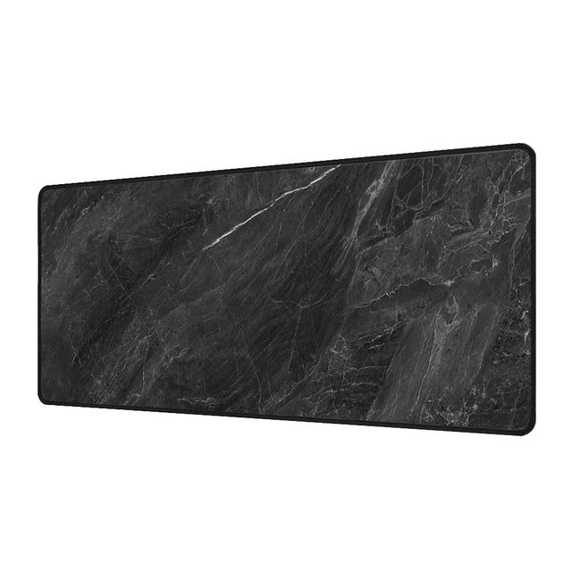 Factory Wholesale Customized Extra-Large Marble-Design Gaming Mouse Pad Non-Slip Edges Thickened Keyboard Mat for Esports Office