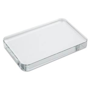 Prensapapeles Rectangular de Vidrio de 90x120mm H19 para Uso en Oficina - Product Image 1