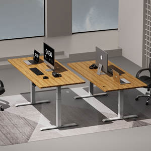 NBHY OEM Bureau d'ordinateur électrique intelligent à hauteur réglable, style design moderne avec double moteur, cadre de bureau assis et debout - Product Image 1