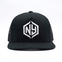 Gorra de Camionero de Alta Calidad con Logotipo Bordado Personalizado, Gorra de Béisbol Deportiva de Cinco Paneles con Cierre a Presión, Impermeable y de Secado Rápido