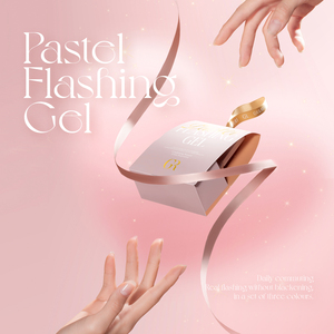 GULAURI Venta caliente Gel de esmalte profesional Buena calidad Nail Art 3 colores Gel Pink <span class=keywords><strong>Pastel</strong></span> Gel intermitente - Product Image 5