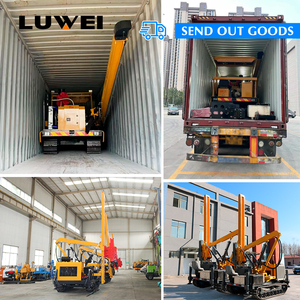 All-Terrain Crawler Guard <span class=keywords><strong>rail</strong></span> Pile Driver Track für Highway Mountain Rural Town Leitplanke Installation Pile Drivers - Product Image 4