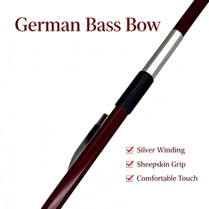 Lot de archets de violon de type allemand, taille 3/4, MiaoSenGuang ZWA10, avec manche <span class=keywords><strong>en</strong></span> <span class=keywords><strong>bois</strong></span> de Brésil, talon <span class=keywords><strong>en</strong></span> ébène, finition polie, durable et léger - Product Image 1