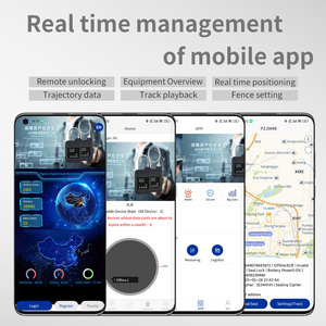 GPS container vị trí con dấu GSM Tracker thông minh GPS ổ khóa hậu cần cổng khóa cảnh báo an ninh thông minh từ xa màn hình ổ khóa - Product Image 3