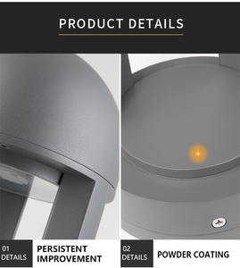 110v 220v moderno Ip65 impermeabile pilastro dissuasore luci giardino esterno Led luce per il paesaggio - Product Image 5