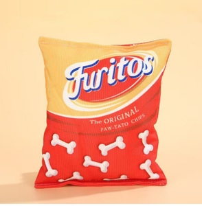 ของเล่นสัตว์เลี้ยงสุดคลาสสิกหรูหราผ้ากำมะหยี่ขนยาวผ้าฝ้ายเป็นมิตรกับสิ่งแวดล้อมมันฝรั่งทอดของเล่นมีเสียงร้องเสียง - Product Image 5