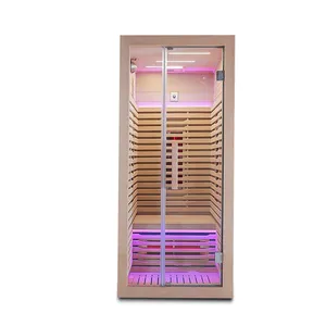 für eine person infrarotheizungen mit volles spektrum mini-sauna zimmer hemlocktanne persönliche dampfsauna
