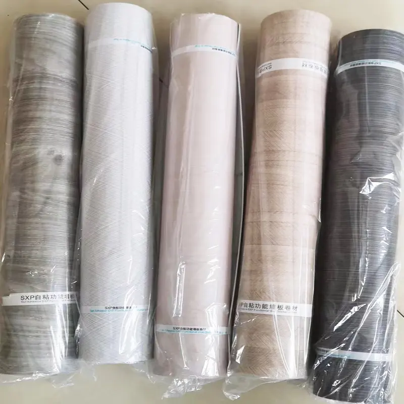 Rollos de papel tapiz de PVC autoadhesivos SXP de nuevo diseño, piedra sinterizada para pared
