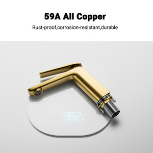 <span class=keywords><strong>Rubinetto</strong></span> per <span class=keywords><strong>lavabo</strong></span> in ottone massiccio contemporaneo, miscelatore acqua calda e fredda per <span class=keywords><strong>lavabo</strong></span> <span class=keywords><strong>bagno</strong></span>, in ceramica, per uso domestico - Product Image 4