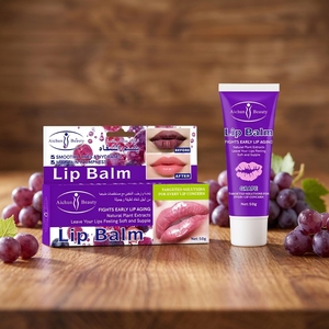 Baume à lèvres Aichun en gros, à base de pépins de raisin, huile d'argan et vitamine B5, masque repulpant anti-âge et anti-<span class=keywords><strong>rides</strong></span> pour lèvres sèches, 50g - Product Image 1