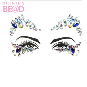 <span class=keywords><strong>Tatouage</strong></span> de fête faciale 3D sexy brillant acrylique strass Festival de carnaval pour femmes <span class=keywords><strong>tatouage</strong></span> facial autocollant pour les yeux <span class=keywords><strong>diamant</strong></span> - Product Image 5