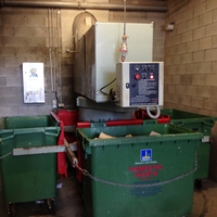 Compacteur de déchets, compacteur de poubelle, machine compacteuse de déchets automatique pour les déchets domestiques, équipement de compression hydraulique des déchets