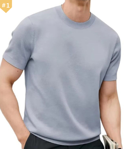 T-Shirt in <span class=keywords><strong>Lana</strong></span> Merino Comoda Vestibilità Regolare Leggera Design all'Ingrosso <span class=keywords><strong>Magliette</strong></span> in <span class=keywords><strong>Lana</strong></span> Personalizzate per <span class=keywords><strong>Uomo</strong></span> Produttore - Product Image 1