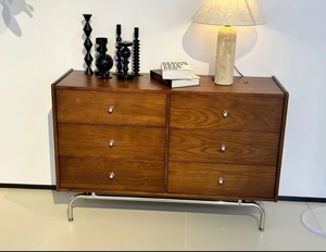 Aparador Moderno de Gran Capacidad para Sala de Estar, Diseño de Aparador de Madera Maciza, Mueble de Almacenamiento Lateral para el Hogar - Product Image 2