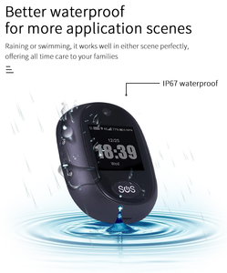 Pendentif GPS SOS 4G avec fonction vocale bidirectionnelle, <span class=keywords><strong>sonnerie</strong></span>, compteur <span class=keywords><strong>de</strong></span> pas, alerte <span class=keywords><strong>de</strong></span> chute, étanche IP67, dispositif d'urgence personnel - Product Image 4