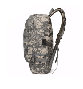 Sac à dos tactique antivol à trois niveaux personnalisé avec chargement USB, sac à dos imperméable - Product Image 4