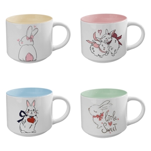 Factory Direct <b>Cheap</b> Animal Print Designed Ceramic Cups <b>Set</b> Stackable and Unique Aesthetic for Business <b>Gifts</b> - Product Image 5